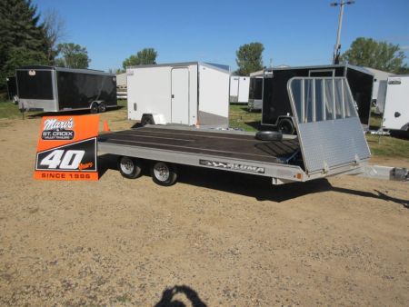Used 2016 Aluma 8616 Snowmobile Trailer