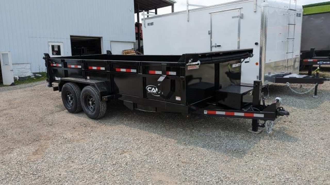 New 2027 CAM Superline 6'10" x 16' HD "BEAST" Lo Pro Equipment Dump w/ Underbody Ramps (8K AXLES!!!)