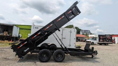 New 2027 CAM Superline 6'10" x 16' HD "BEAST" Lo Pro Equipment Dump w/ Underbody Ramps (8K AXLES!!!)