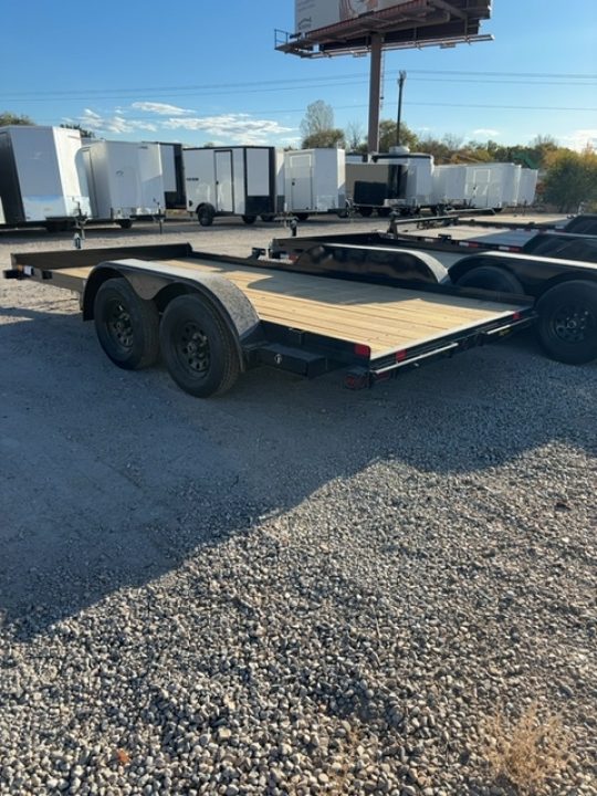 New 2027 Big Tex Trailers 7X14 TANDEM AXLE CAR HAULER WITH SLIDE IN RAMPS