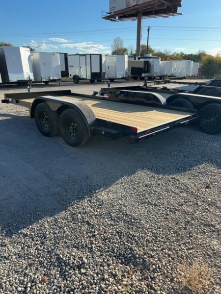 New 2027 Big Tex Trailers 7X14 TANDEM AXLE CAR HAULER WITH SLIDE IN RAMPS