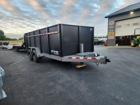 New 2026 BWISE DLP17 82x16 17K Tandem Axle Dump Trailer