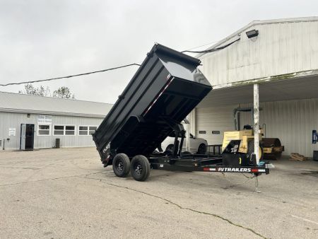 New 2027 PJ Trailers 7 X 14 FT HIGH SIDE DUMP TRAILER 48 IN SIDE C-CHANNEL FRAME