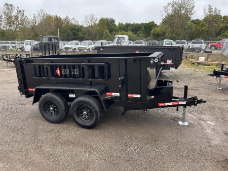 New 2027 U-Dump 5 X 10 FT DUMP TRAILER 31 IN SIDES WITH TARP AND SPREAD GATE 10K GVWR