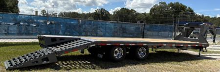 New 2027 Diamond C FMAX210 GOOSENECK TRAILER MAX RAMPS ***ABS BRAKES*** ALUMINUM OUTER RIMS