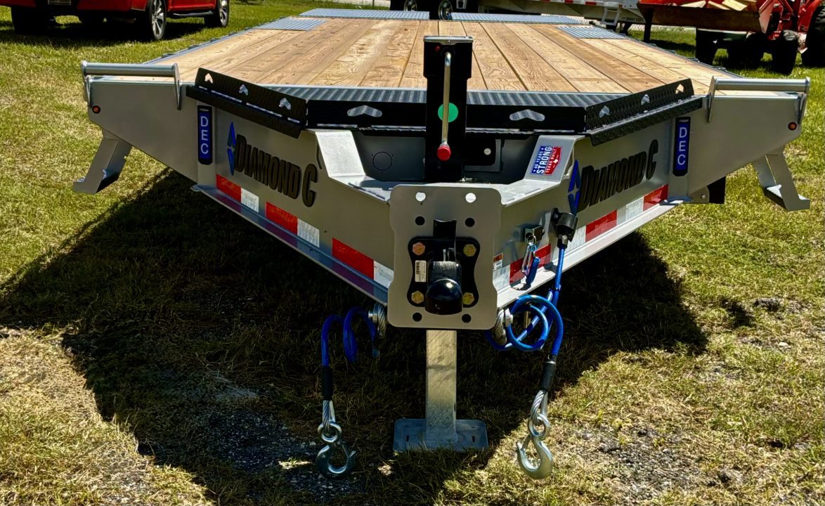 New 2027 DIAMOND C DEC210 ENGINEERED BEAM DECK-OVER TRAILER; 24’X102”; MAX RAMPS; ABS BRAKES; SUPER SINGLE 18 PLY TIRES