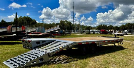 New 2027 DIAMOND C DEC210 ENGINEERED BEAM DECK-OVER TRAILER; 24’X102”; MAX RAMPS; ABS BRAKES; SUPER SINGLE 18 PLY TIRES