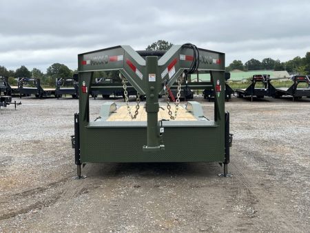 New 2027 MAXXD 102" X 28' 18K Gooseneck Power Tilt Trailer