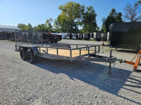 New 2026 MEB 77x16 TA straight deck with 48   gate, 3.5k axles Utility Trailer