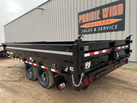 New 2027 PJ Trailers 16' D8 Deckover Dump Trailer