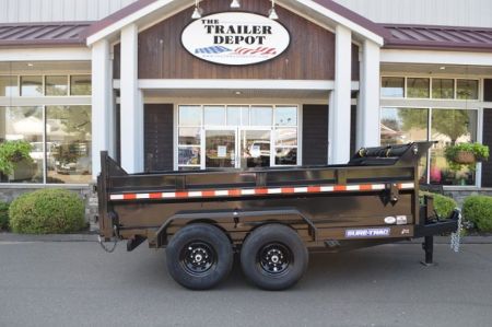 New SURE-TRAC 7' x 12' HEAVY DUTY SCISSOR DUMP TRAILER 14K