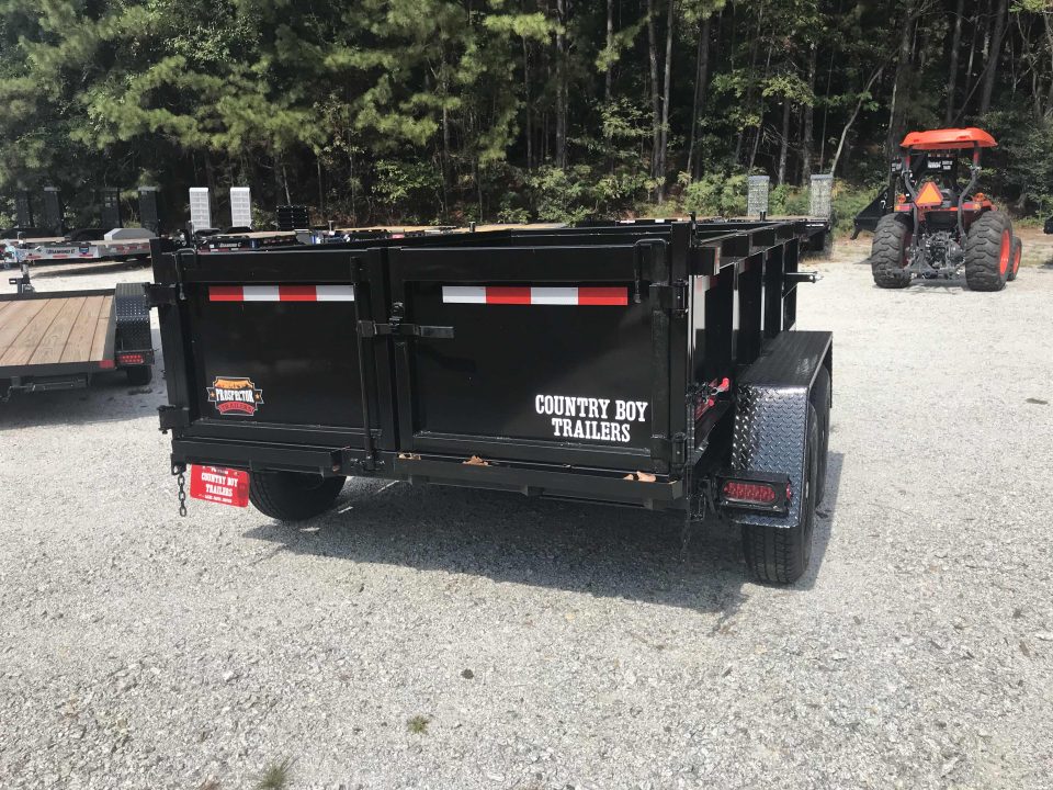 New 2026 Covered Wagon 6x10' Dump, 2' Sides, Spare Tire