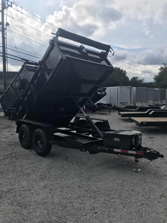 New 2026 Covered Wagon 6x10' Dump, 2' Sides, Spare Tire