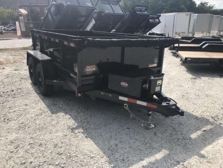 New 2026 Covered Wagon 6x10' Dump, 2' Sides, Spare Tire
