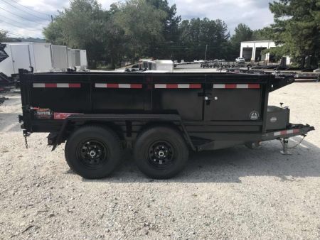 New 2026 Covered Wagon 6x10' Dump, 2' Sides, Spare Tire