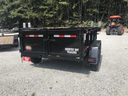 New 2026 Covered Wagon 6x10' Dump, 2' Sides, Spare Tire