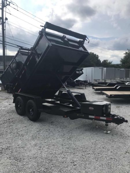 New 2026 Covered Wagon 6x10' Dump, 2' Sides, Spare Tire