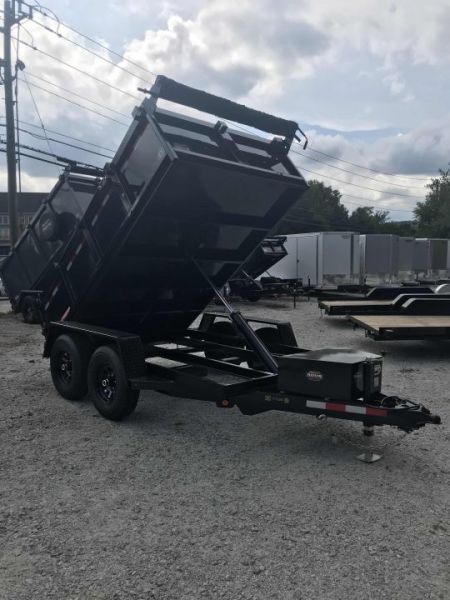 New 2026 Covered Wagon 6x10' Dump, 2' Sides, Spare Tire