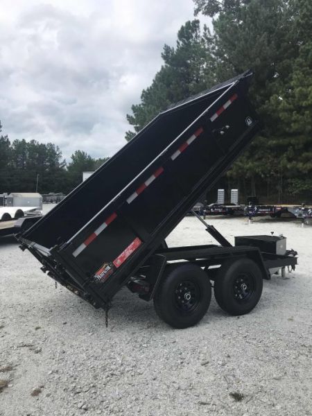 New 2026 Covered Wagon 6x10' Dump, 2' Sides, Spare Tire