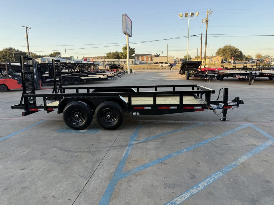 New 2027 Top Hat Trailers HT14 16x83-14E-F Equipment Trailer