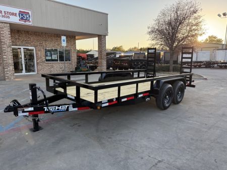 New 2027 Top Hat Trailers HT14 16x83-14E-F Equipment Trailer