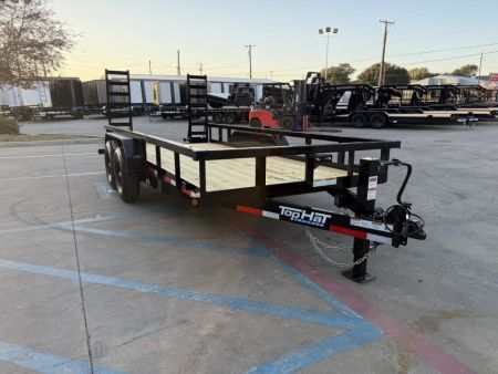 New 2027 Top Hat Trailers HT14 16x83-14E-F Equipment Trailer
