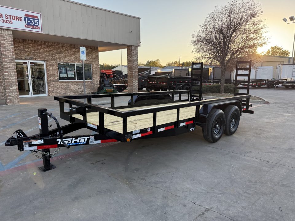 New 2027 Top Hat Trailers HT14 16x83-14E-F Equipment Trailer