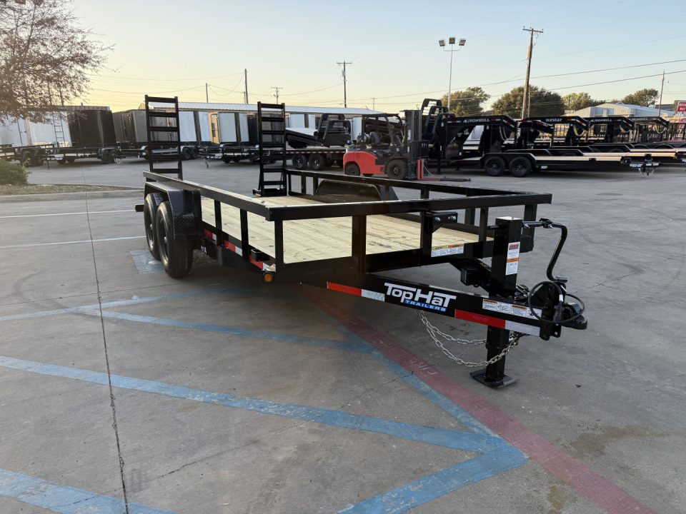New 2027 Top Hat Trailers HT14 16x83-14E-F Equipment Trailer