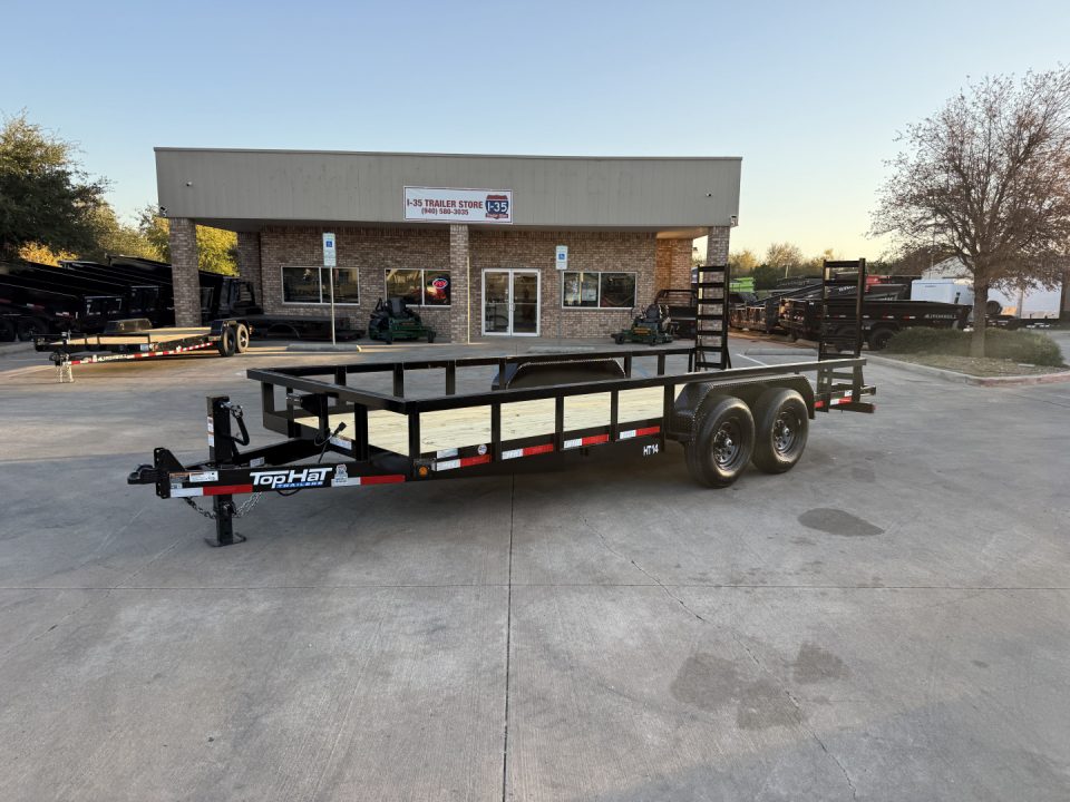 New 2027 Top Hat Trailers HT14-18X83-14E-F Equipment Trailer
