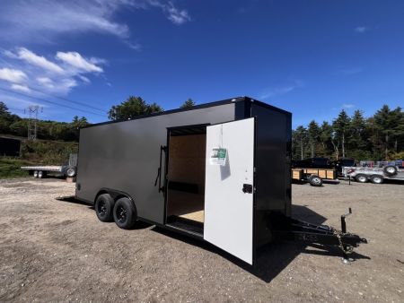 New 2027 Spartan 8.5x18+2ft V-nose/ 7' interior height / 12  OC Floor Studs / 5200# Axles / Polycore Exterior - 9990GVW