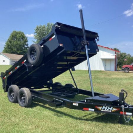 New 2027 H&H Trailers 83x16 Telescoping I-Beam Industrial Dump Trailer, 14K