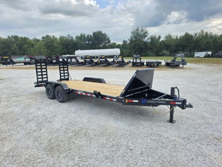 New 2027 Load Trail 83 X 20 TANDEM CH W/ 6  I-BEAM/ 2' DOVE/ STAND UP RAMPS/ REMOVABLE FENDERS/