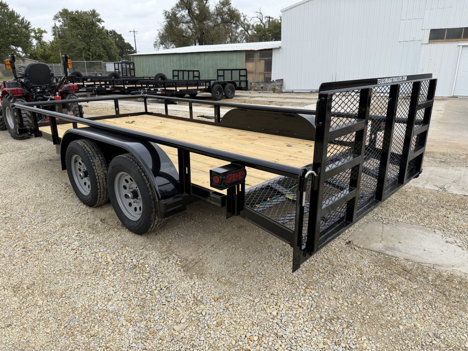 New 2026 Texas Bragg Trailers 83"x16' Dovetail Utility Trailer