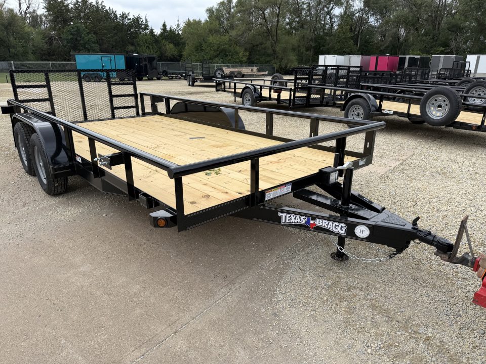 New 2026 Texas Bragg Trailers 83"x16' Dovetail Utility Trailer