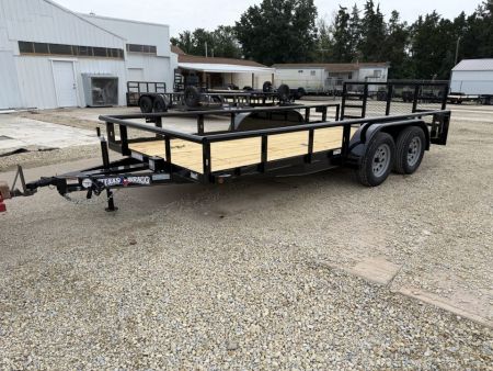 New 2026 Texas Bragg Trailers 83 x16' Dovetail Utility Trailer