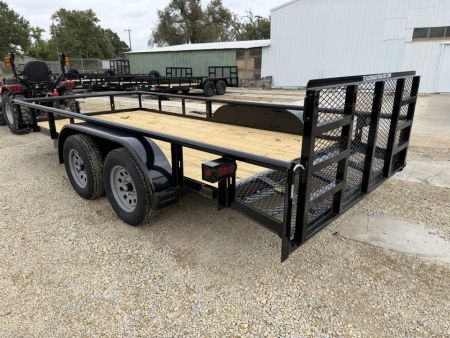 New 2026 Texas Bragg Trailers 83"x16' Dovetail Utility Trailer