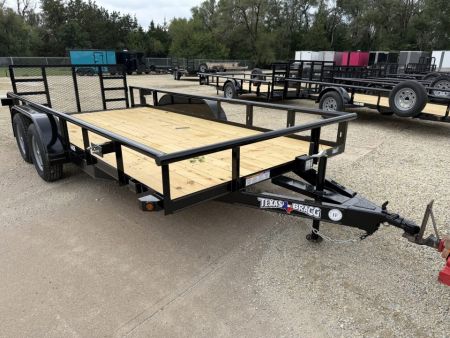New 2026 Texas Bragg Trailers 83"x16' Dovetail Utility Trailer