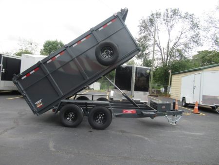 New 2027 Covered Wagon 6x12 Dump w/4' Sides, 6K Axles