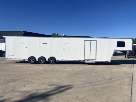 New Vintage Trailers 8X44 Racing Trailer With Bathroom