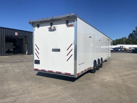 New Vintage Trailers 8X44 Racing Trailer With Bathroom