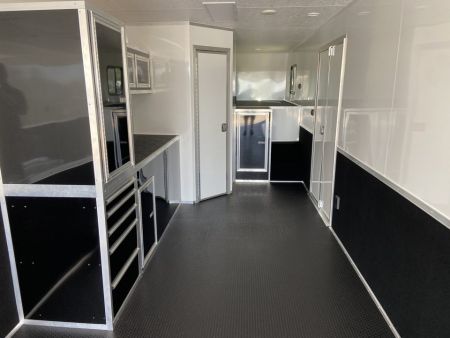 New Vintage Trailers 8X44 Racing Trailer With Bathroom