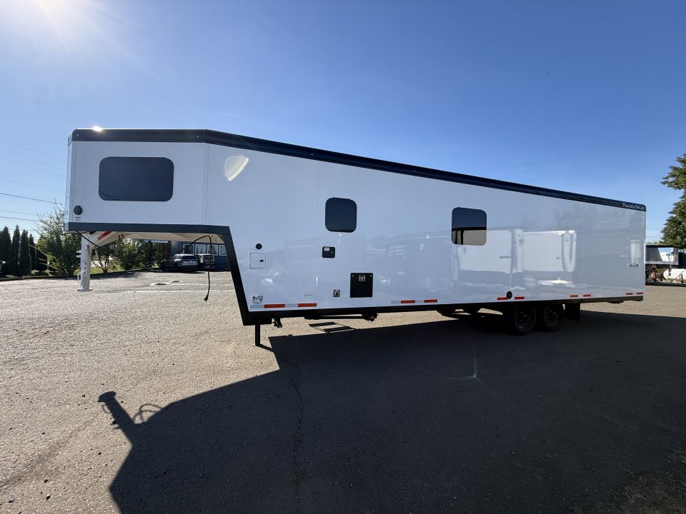 New 2027 Trails West RPM FreeRide 30' Gooseneck Toy Hauler Car / Racing Trailer