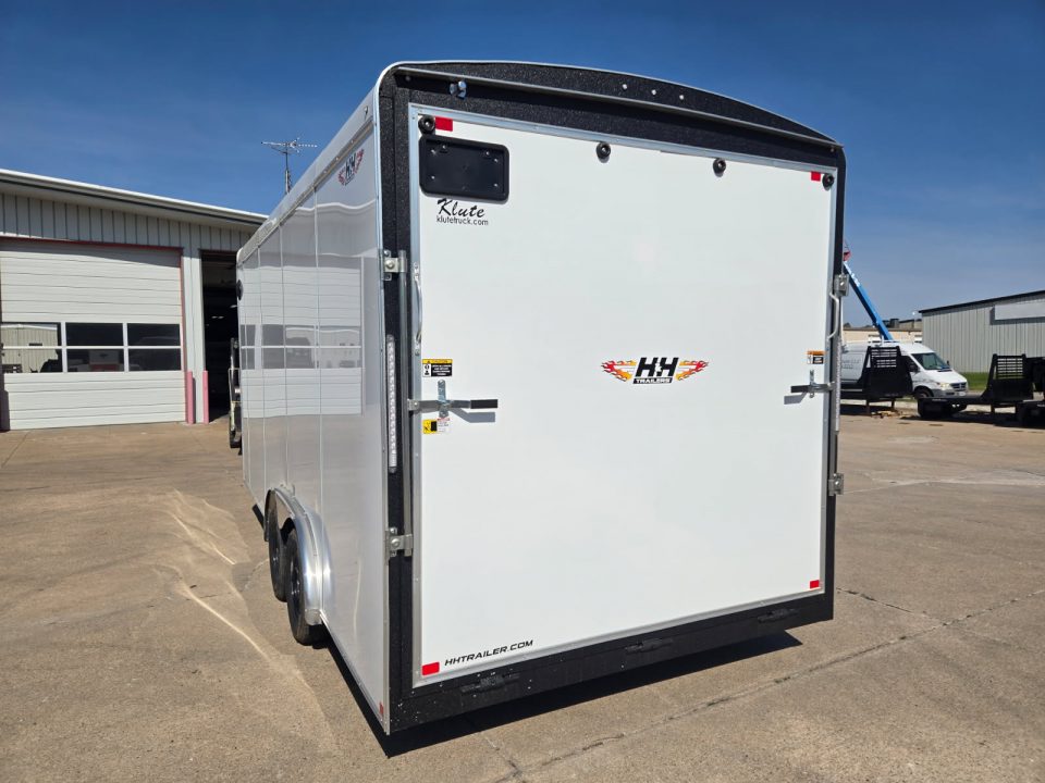 New 2027 H&H Trailers 8x18 HH Series Round Top V-Nose 7K Cargo / Enclosed Trailer