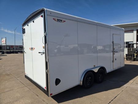 New 2027 H&H Trailers 8x18 HH Series Round Top V-Nose 7K Cargo / Enclosed Trailer