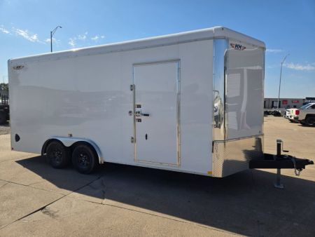 New 2027 H&H Trailers 8x18 HH Series Round Top V-Nose 7K Cargo / Enclosed Trailer