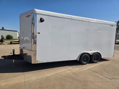 New 2027 H&H Trailers 8x18 HH Series Round Top V-Nose 7K Cargo / Enclosed Trailer