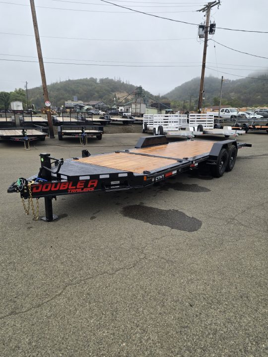 New SPLIT-TILT 2027 DOUBLE A CT147-22 82"X22' 15400 GVWR EQUIPMENT TRAILER