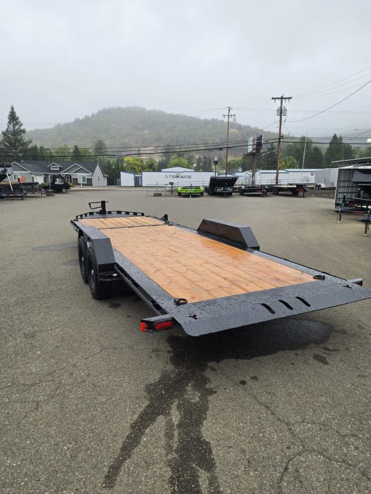 New SPLIT-TILT 2027 DOUBLE A CT147-22 82"X22' 15400 GVWR EQUIPMENT TRAILER