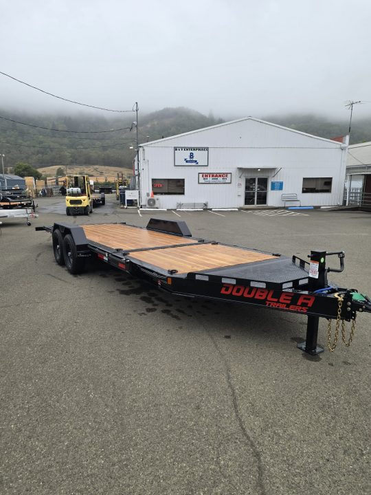 New SPLIT-TILT 2027 DOUBLE A CT147-22 82"X22' 15400 GVWR EQUIPMENT TRAILER