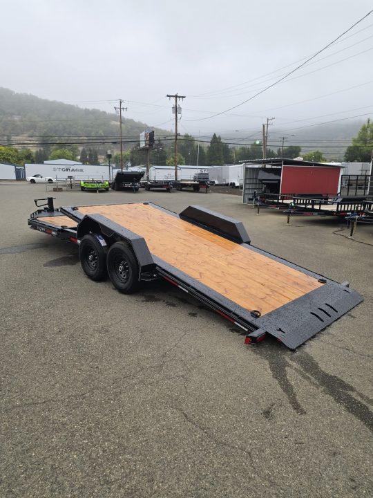 New SPLIT-TILT 2027 DOUBLE A CT147-22 82"X22' 15400 GVWR EQUIPMENT TRAILER